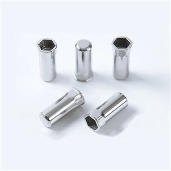 SS304 Halv hex lukket blind møtrik