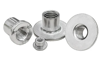 Rustfrit stål t flange svejsemøtrik